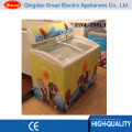 Pantalla de Mini Ice Cream Freezer, Ice Cream Freezer Display Mini